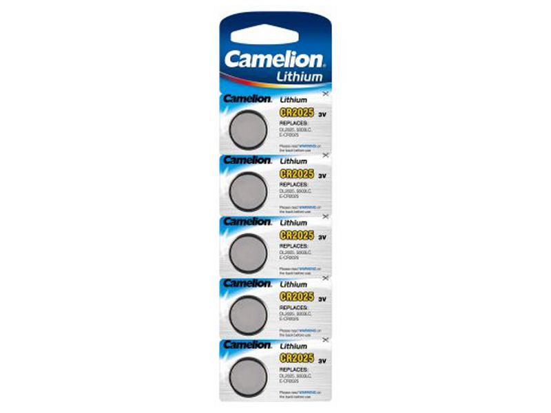 Camelion Lithium Nappiparistot CR2025, 3V, 5 kpl Camelion Lithium Nappiparistot CR2025, 3V, 5 kpl